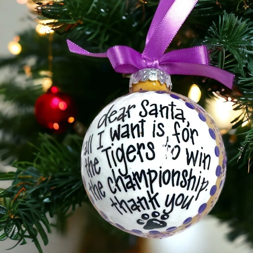Handmade christmas ornament